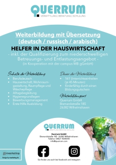 Helfer in der Hauswirtschaft