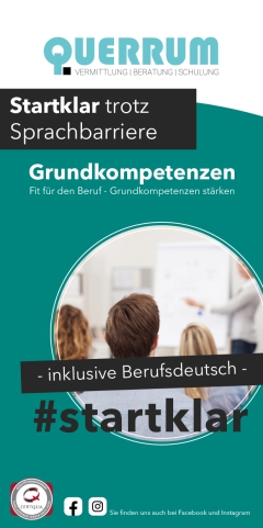 Grundkompetenzen - Startklar trotzSprachbarriere<br>Fit für den Beruf - Grundkompetenzen stärken